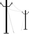 utility poles with power lines
